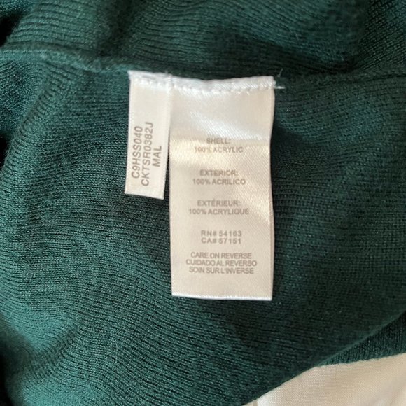 Calvin Klein Green Cowl Neck Sweater Tunic - Picture 4 of 6